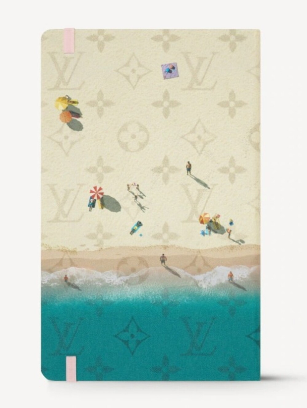 2026 Louis Vuitton Beach Seaside Notebook with Pink Elastic - Picture 5 of 7